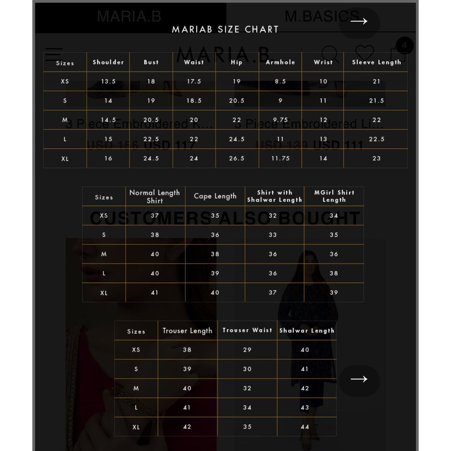 • Clothing: Embroidered/Printed suit for women - Made of best quality fabric - lawn or linen or chiffon - pure silk - Available at Najma Designs & Co. • Jewelry: Gold - plated stud earrings for