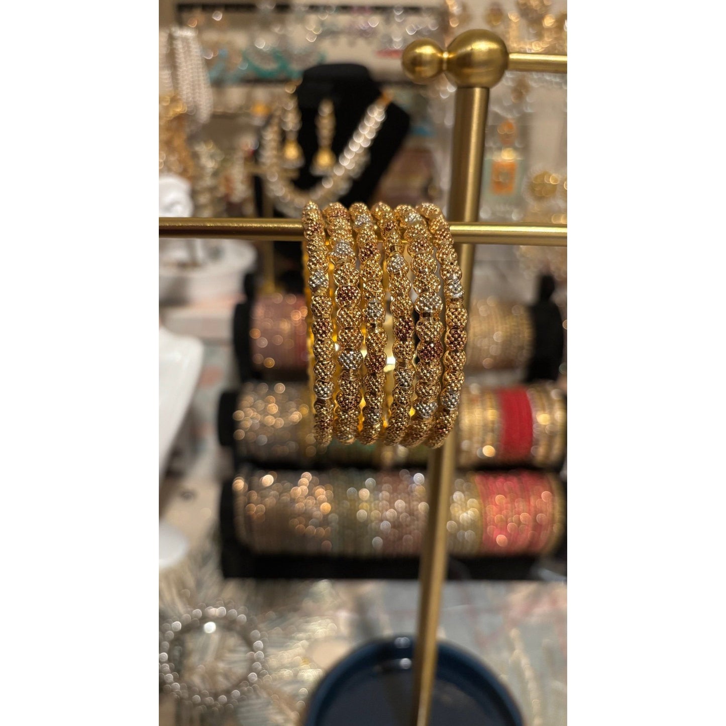 • Clothing: Embroidered/Printed suit for women - Made of best quality fabric - lawn or linen or chiffon - pure silk - Available at Najma Designs & Co. • Jewelry: Gold - plated stud earrings for