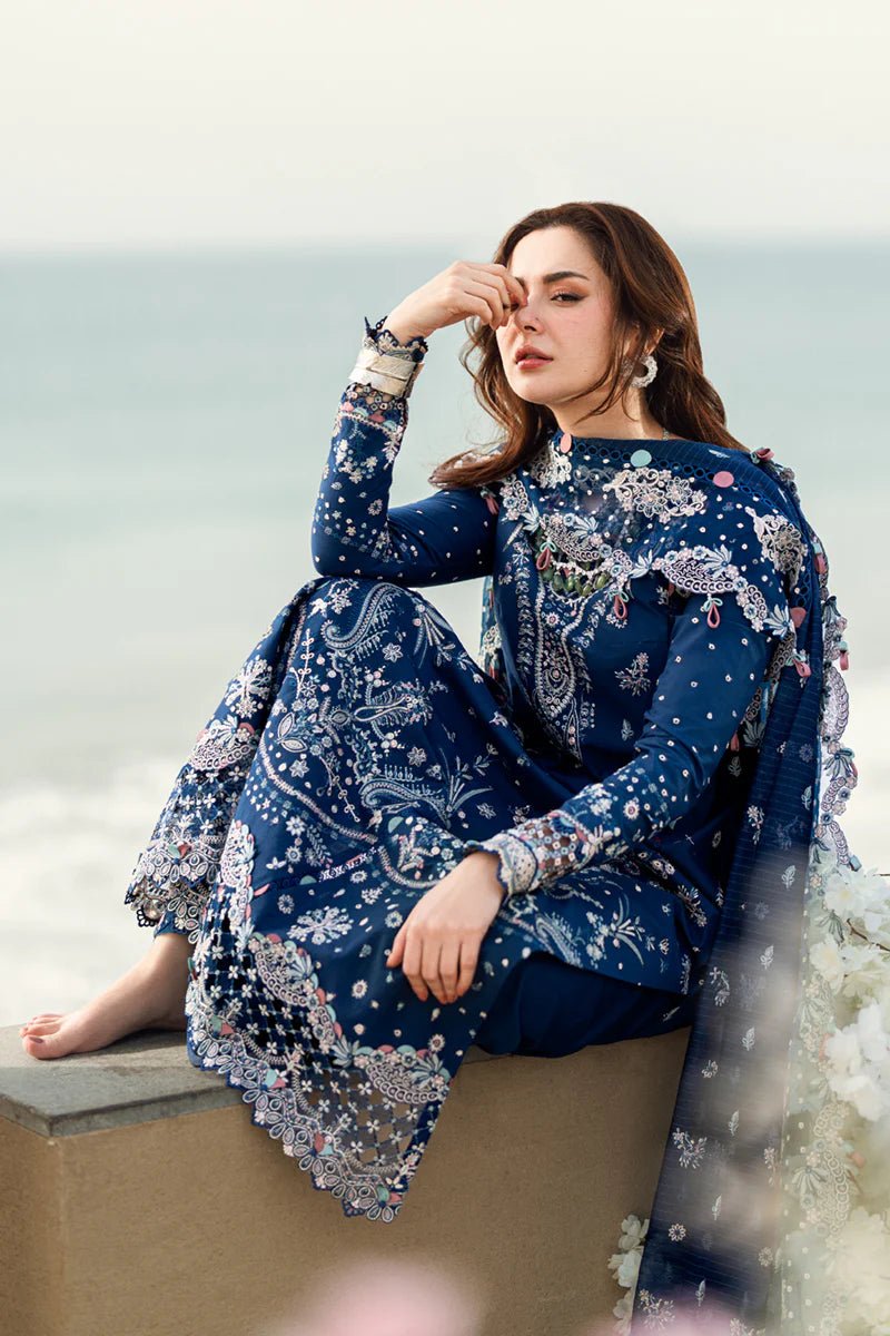 • Clothing: Embroidered/Printed suit for women - Made of best quality fabric - lawn or linen or chiffon - pure silk - Available at Najma Designs & Co. • Jewelry: Gold - plated stud earrings for