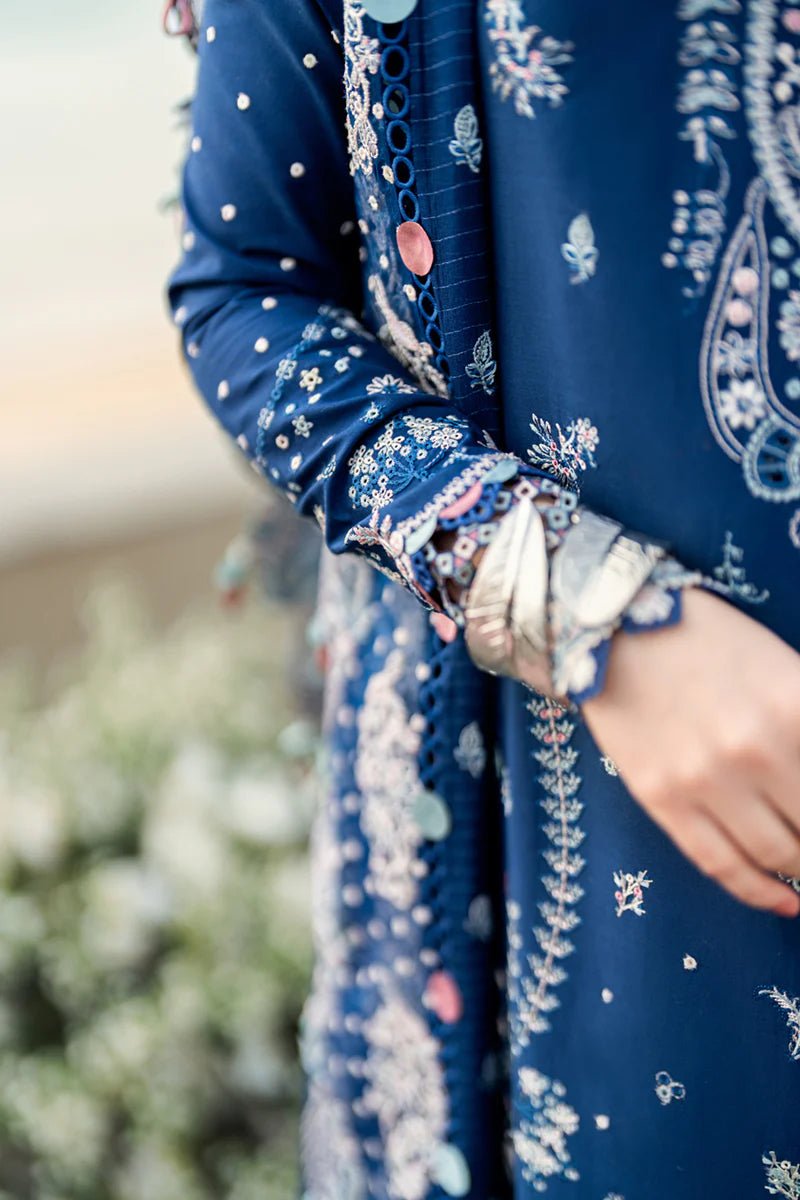 • Clothing: Embroidered/Printed suit for women - Made of best quality fabric - lawn or linen or chiffon - pure silk - Available at Najma Designs & Co. • Jewelry: Gold - plated stud earrings for
