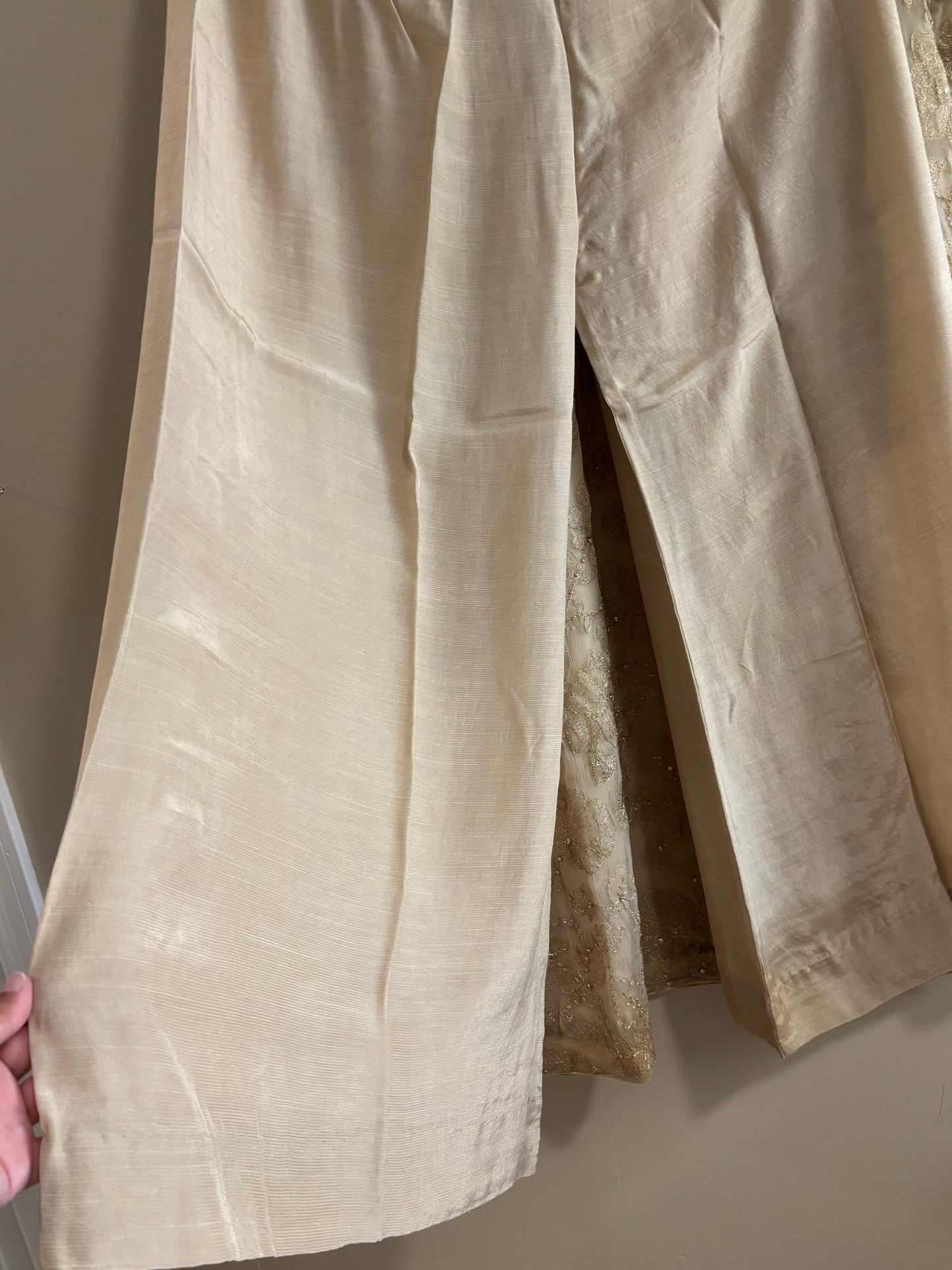 • Clothing: Embroidered/Printed suit for women - Made of best quality fabric - lawn or linen or chiffon - pure silk - Available at Najma Designs & Co. • Jewelry: Gold - plated stud earrings for