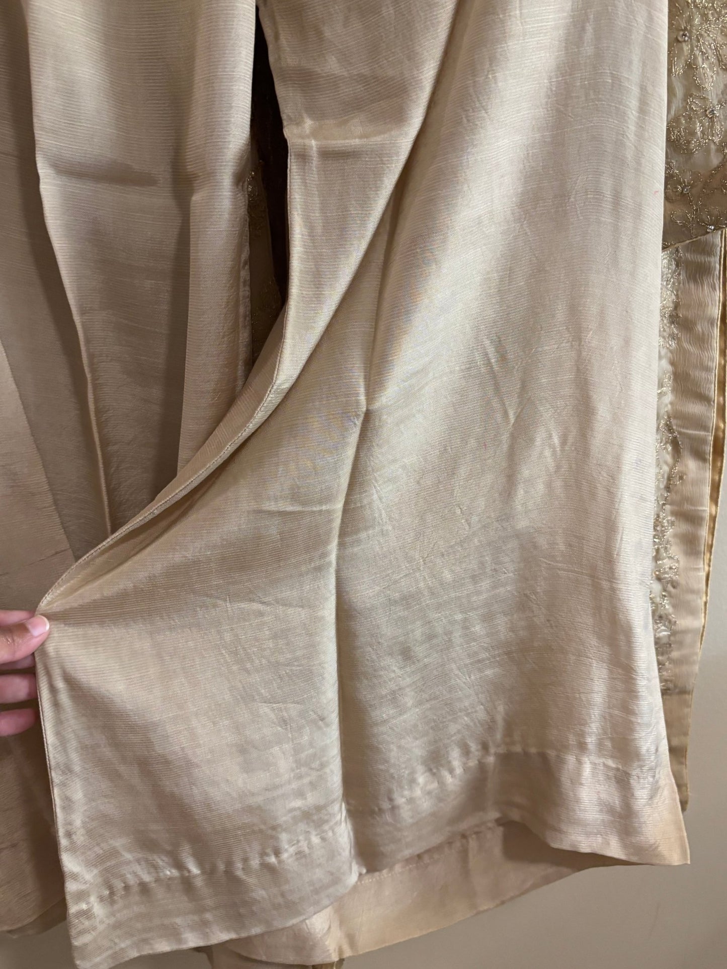 • Clothing: Embroidered/Printed suit for women - Made of best quality fabric - lawn or linen or chiffon - pure silk - Available at Najma Designs & Co. • Jewelry: Gold - plated stud earrings for