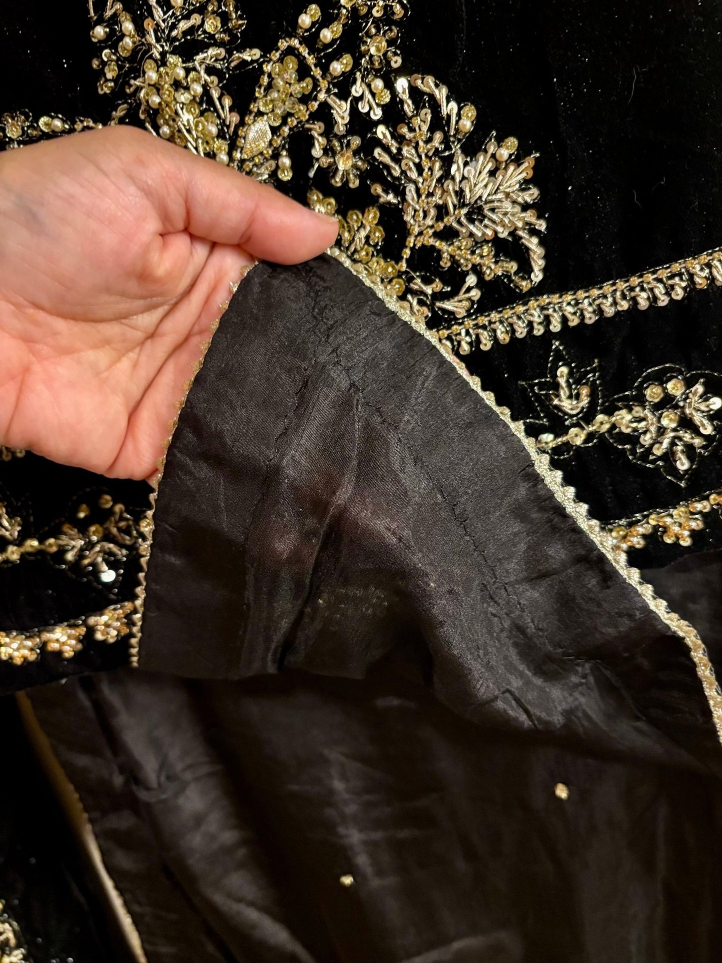 • Clothing: Embroidered/Printed suit for women - Made of best quality fabric - lawn or linen or chiffon - pure silk - Available at Najma Designs & Co. • Jewelry: Gold - plated stud earrings for