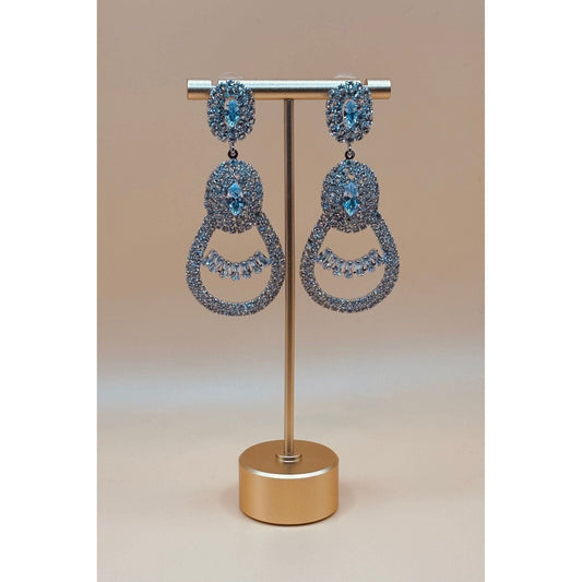 Bridal Rhinestone Dangling Earring