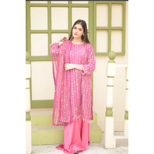 Chiffon Gharar Suits - Pret - NajmaDesigns & Co.