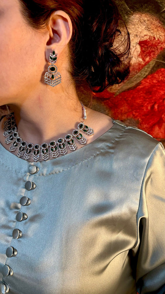 • Clothing: Embroidered/Printed suit for women - Made of best quality fabric - lawn or linen or chiffon - pure silk - Available at Najma Designs & Co. • Jewelry: Gold - plated stud earrings for