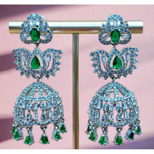 • Clothing: Embroidered/Printed suit for women - Made of best quality fabric - lawn or linen or chiffon - pure silk - Available at Najma Designs & Co. • Jewelry: Gold - plated stud earrings for