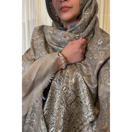 Kani silk Pashmina (Shahi Darbar) Shawl - NajmaDesigns & Co.