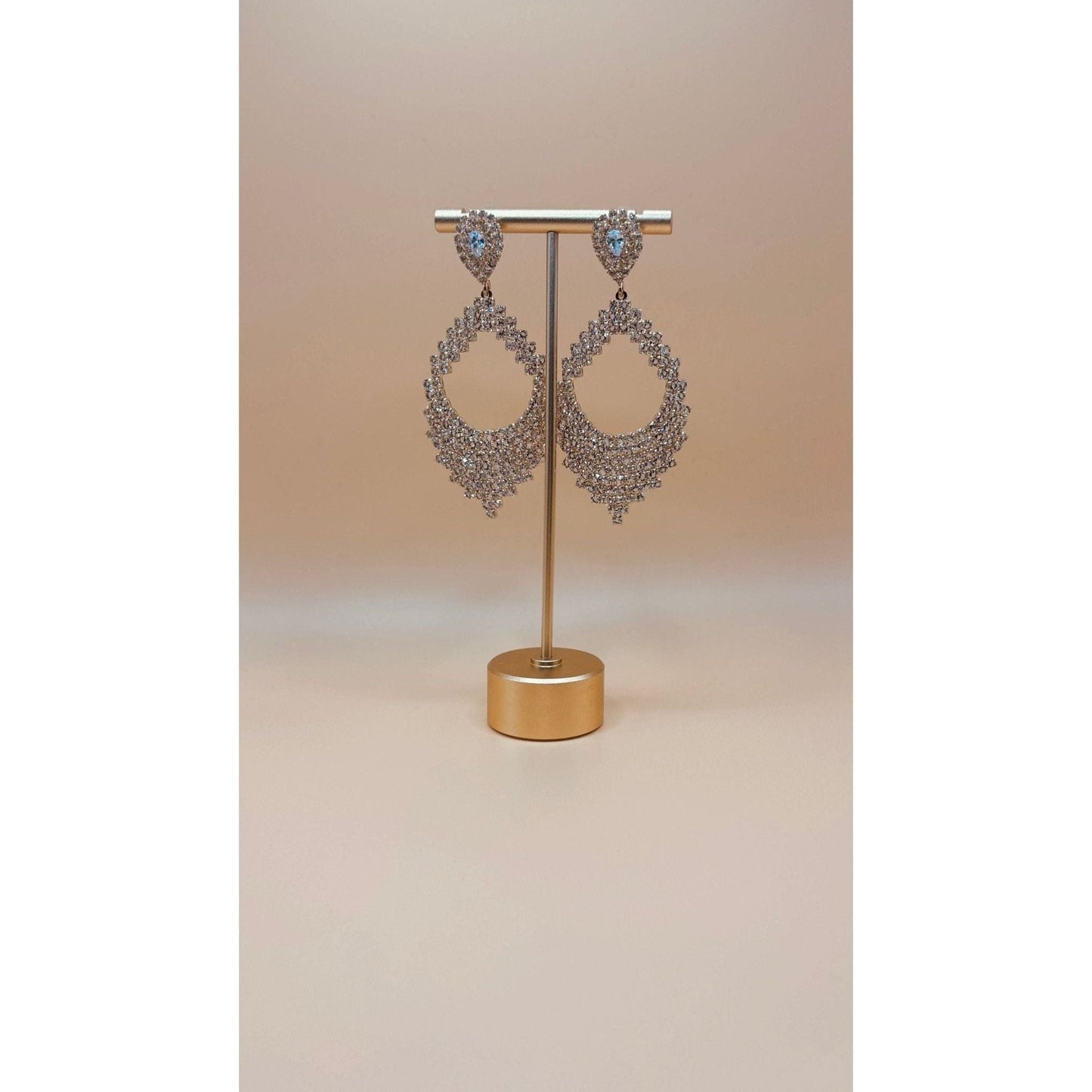 earrings are designed to stand out at any formal event