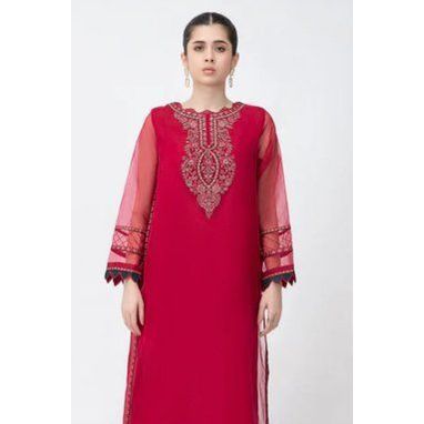 Maria B Suit Pink - Pret - NajmaDesigns & Co.