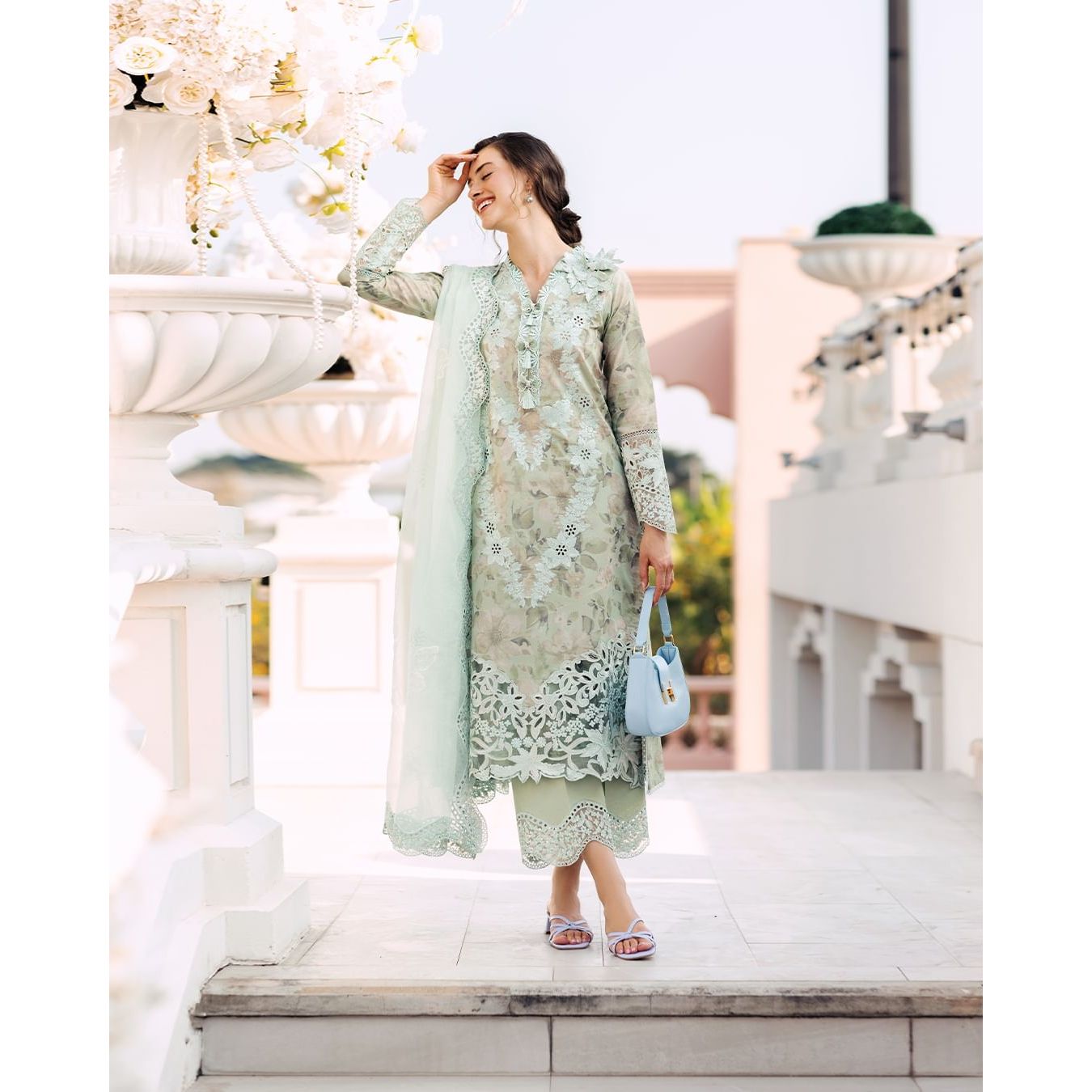 Sea green outfit
mushq
Embroidered 3-piece suit
Stitched 3-piece ensemble
Pakistani embroidered dress
Elegant embroidered outfit
Coastal breeze inspiration
Casual semi-formal wear
Women's embroidered clothing
Serene elegance attire
Sea green ethnic wear
Delicate embroidery
Embellished Pakistani clothing