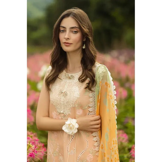 • Clothing: Embroidered/Printed suit for women - Made of best quality fabric - lawn or linen or chiffon - pure silk - Available at Najma Designs & Co. • Jewelry: Gold - plated stud earrings for