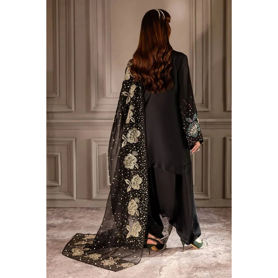 • Clothing: Embroidered/Printed suit for women - Made of best quality fabric - lawn or linen or chiffon - pure silk - Available at Najma Designs & Co. • Jewelry: Gold - plated stud earrings for
