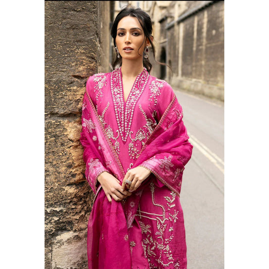 • Clothing: Embroidered/Printed suit for women - Made of best quality fabric - lawn or linen or chiffon - pure silk - Available at Najma Designs & Co. • Jewelry: Gold - plated stud earrings for