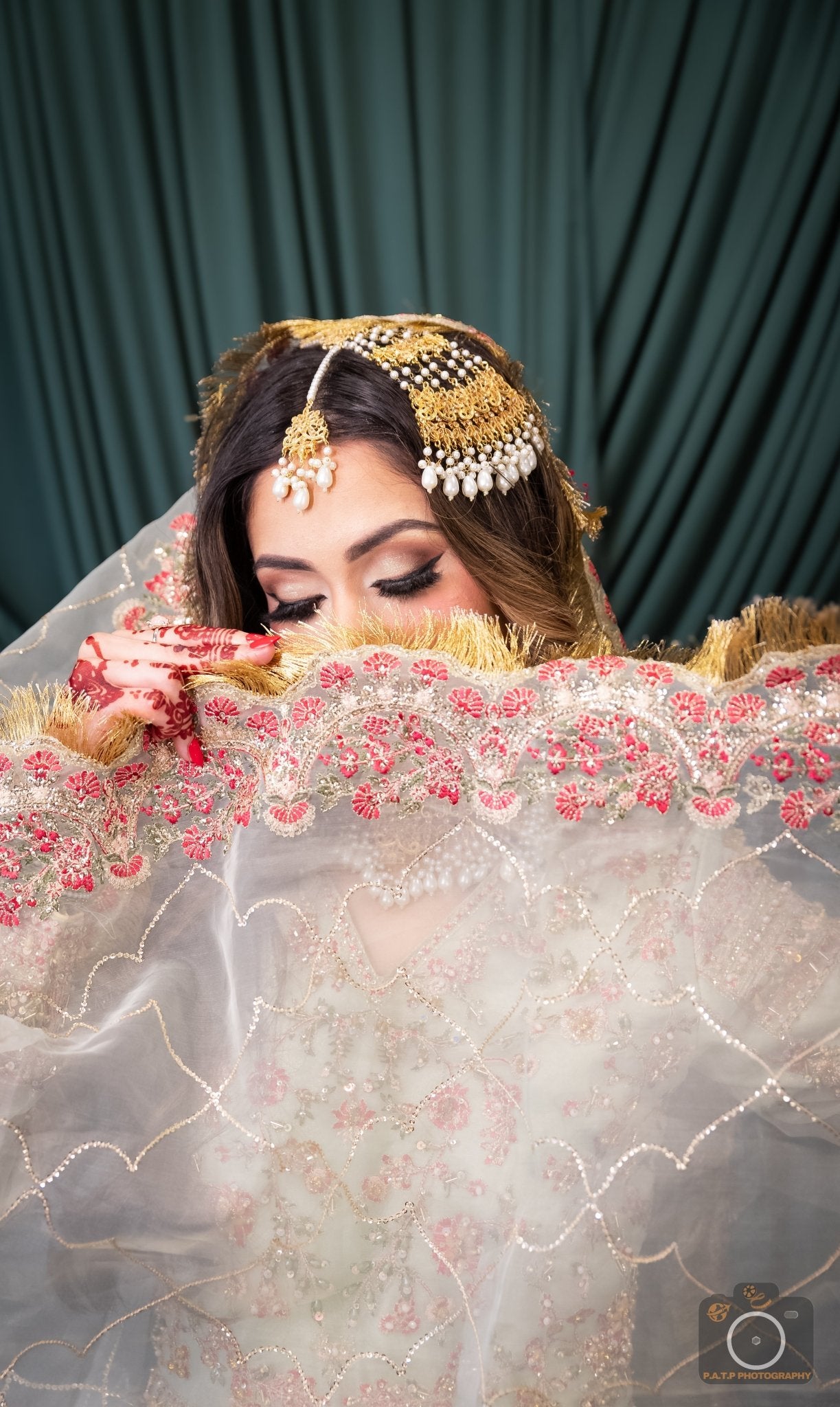 • Clothing: Embroidered/Printed suit for women - Made of best quality fabric - lawn or linen or chiffon - pure silk - Available at Najma Designs & Co. • Jewelry: Gold - plated stud earrings for
