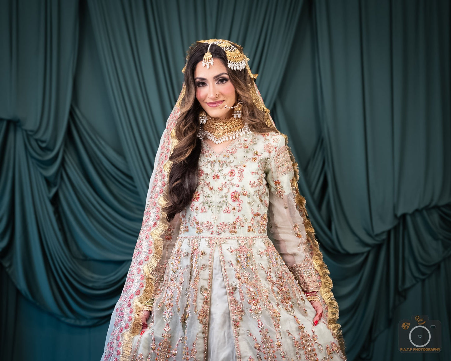 • Clothing: Embroidered/Printed suit for women - Made of best quality fabric - lawn or linen or chiffon - pure silk - Available at Najma Designs & Co. • Jewelry: Gold - plated stud earrings for