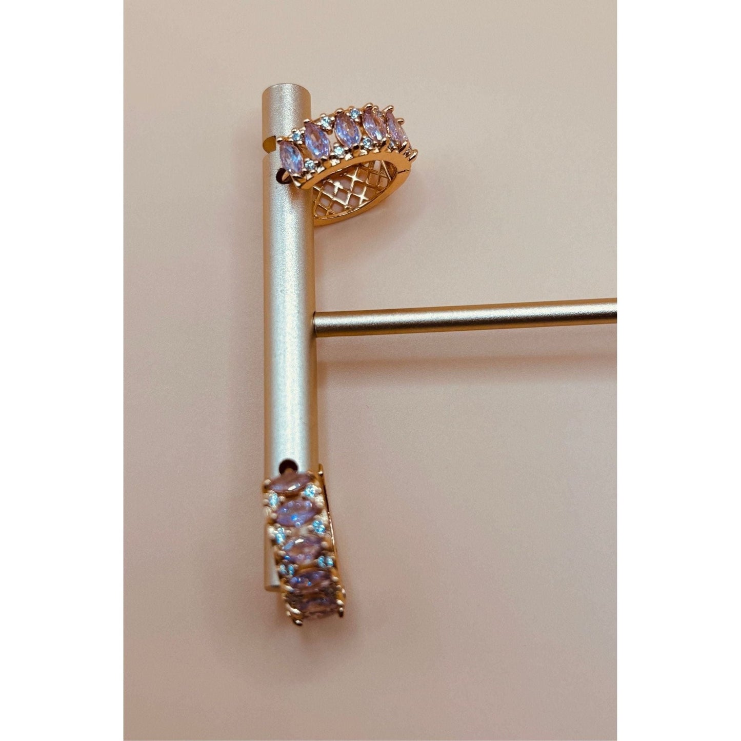 Pink Baliyan Earring (Small)