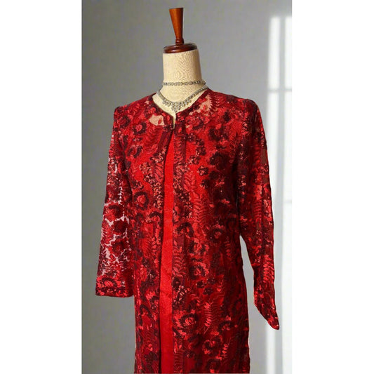 • Clothing: Embroidered/Printed suit for women - Made of best quality fabric- Available at Najma Designs & Co. • Jewelry: Gold-plated stud earrings for