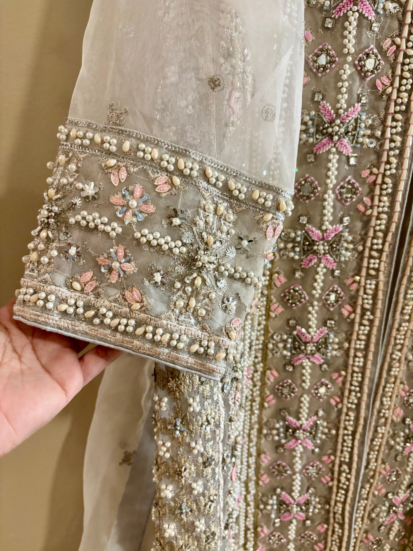 • Clothing: Embroidered/Printed suit for women - Made of best quality fabric - lawn or linen or chiffon - pure silk - Available at Najma Designs & Co. • Jewelry: Gold - plated stud earrings for
