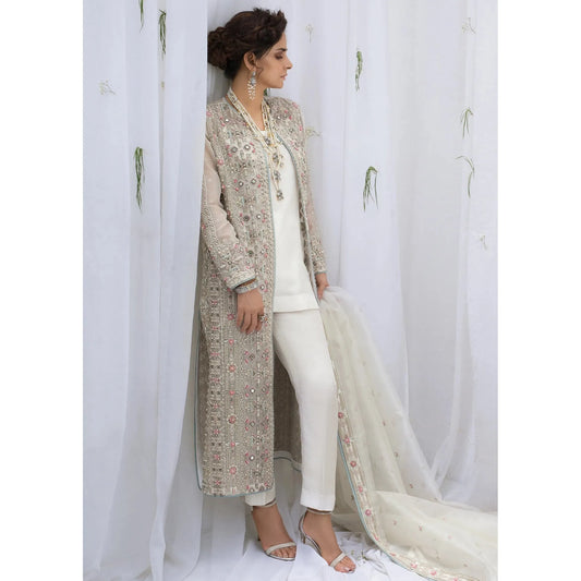 • Clothing: Embroidered/Printed suit for women - Made of best quality fabric - lawn or linen or chiffon - pure silk - Available at Najma Designs & Co. • Jewelry: Gold - plated stud earrings for