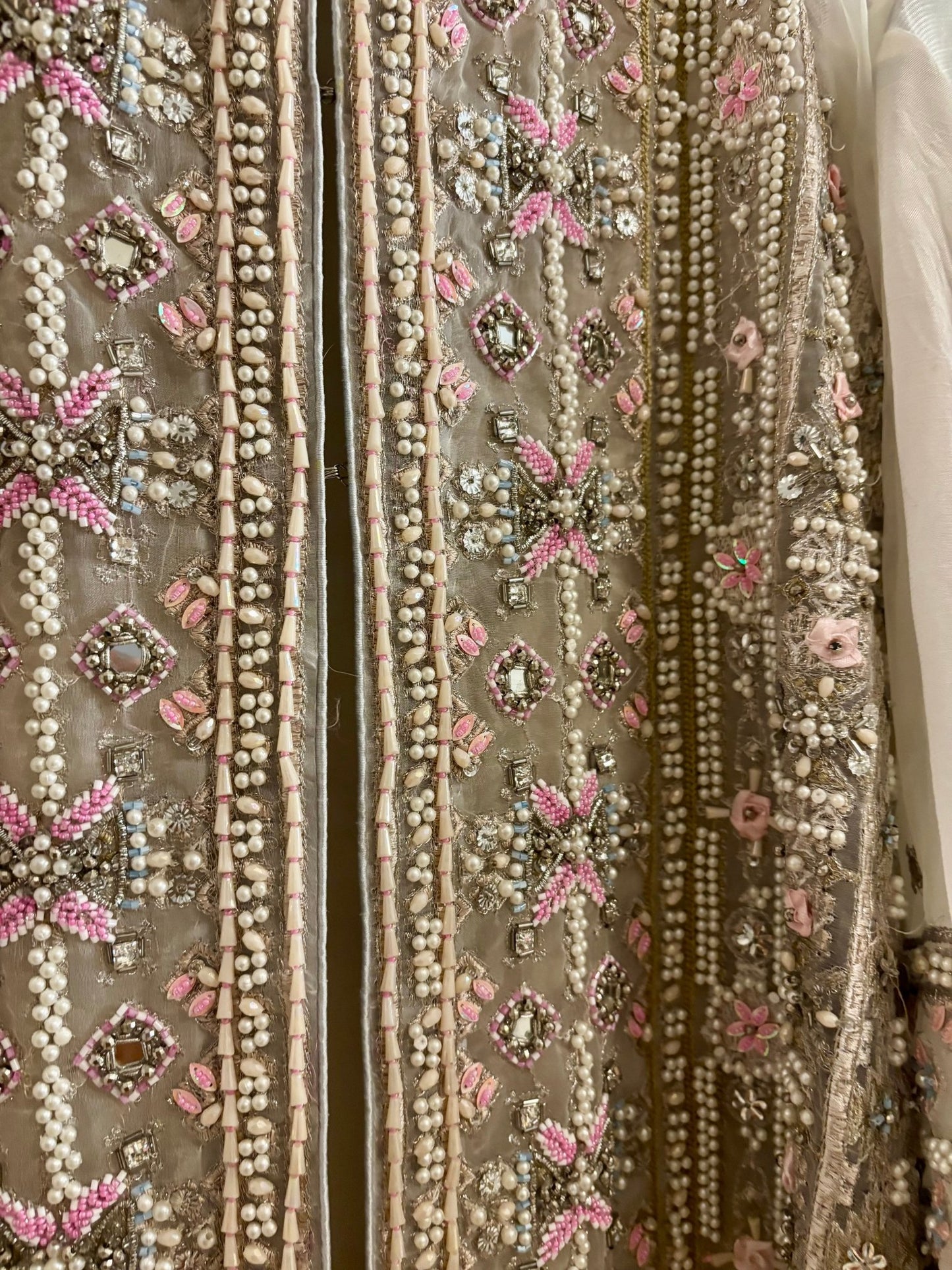 • Clothing: Embroidered/Printed suit for women - Made of best quality fabric - lawn or linen or chiffon - pure silk - Available at Najma Designs & Co. • Jewelry: Gold - plated stud earrings for