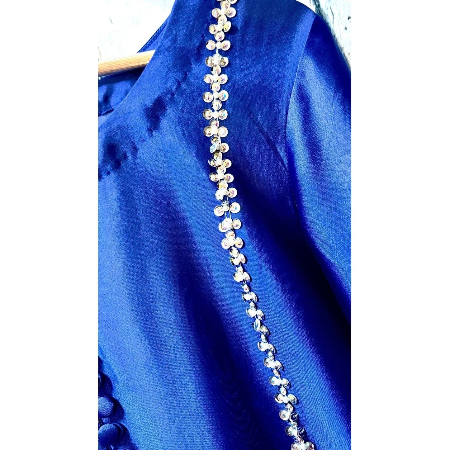 silver embroidery