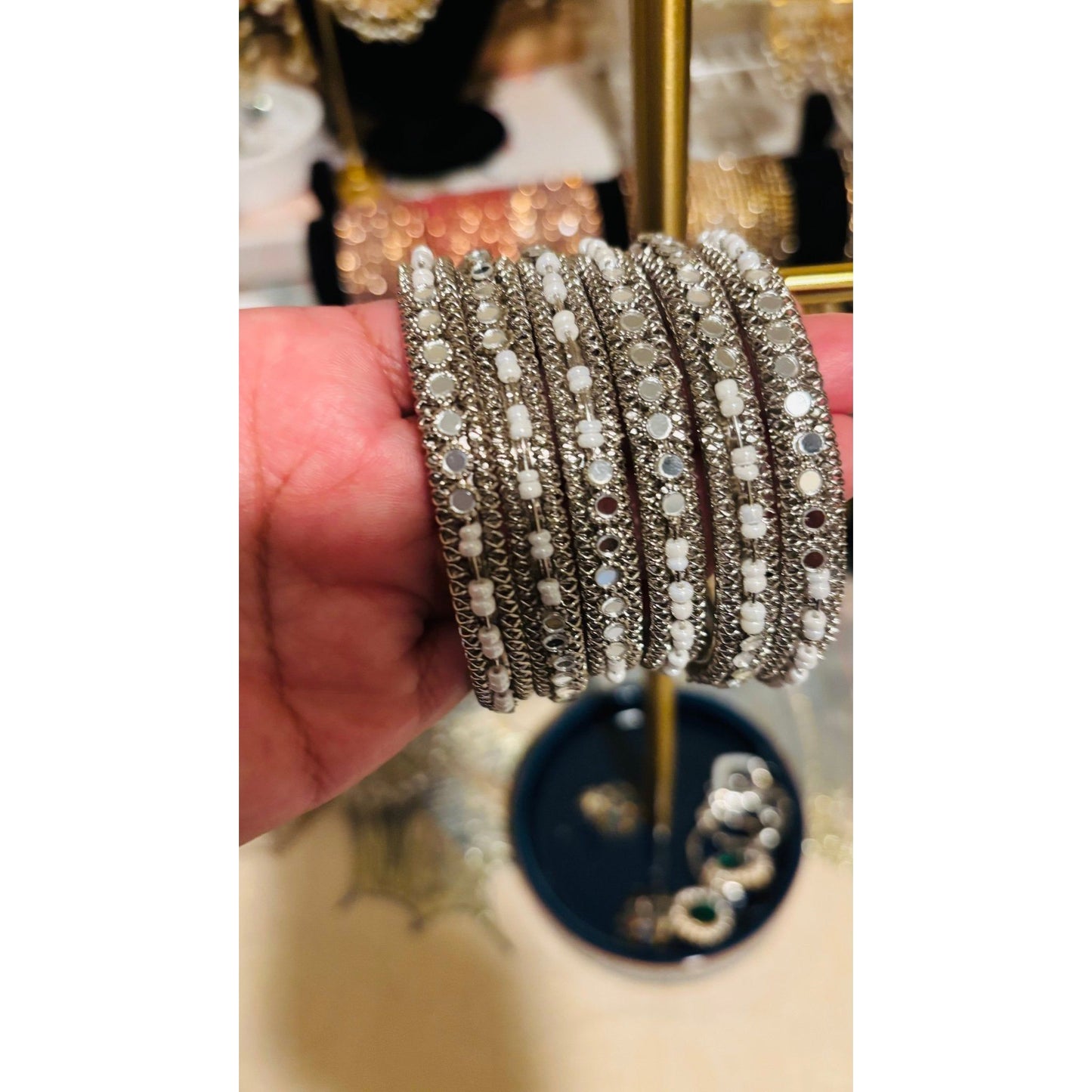 • Clothing: Embroidered/Printed suit for women - Made of best quality fabric - lawn or linen or chiffon - pure silk - Available at Najma Designs & Co. • Jewelry: Gold - plated stud earrings for