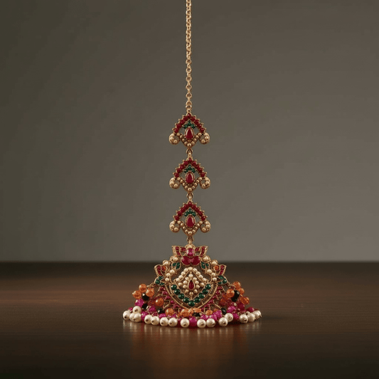 • Clothing: Embroidered/Printed suit for women - Made of best quality fabric - lawn or linen or chiffon - pure silk - Available at Najma Designs & Co. • Jewelry: Gold - plated stud earrings for