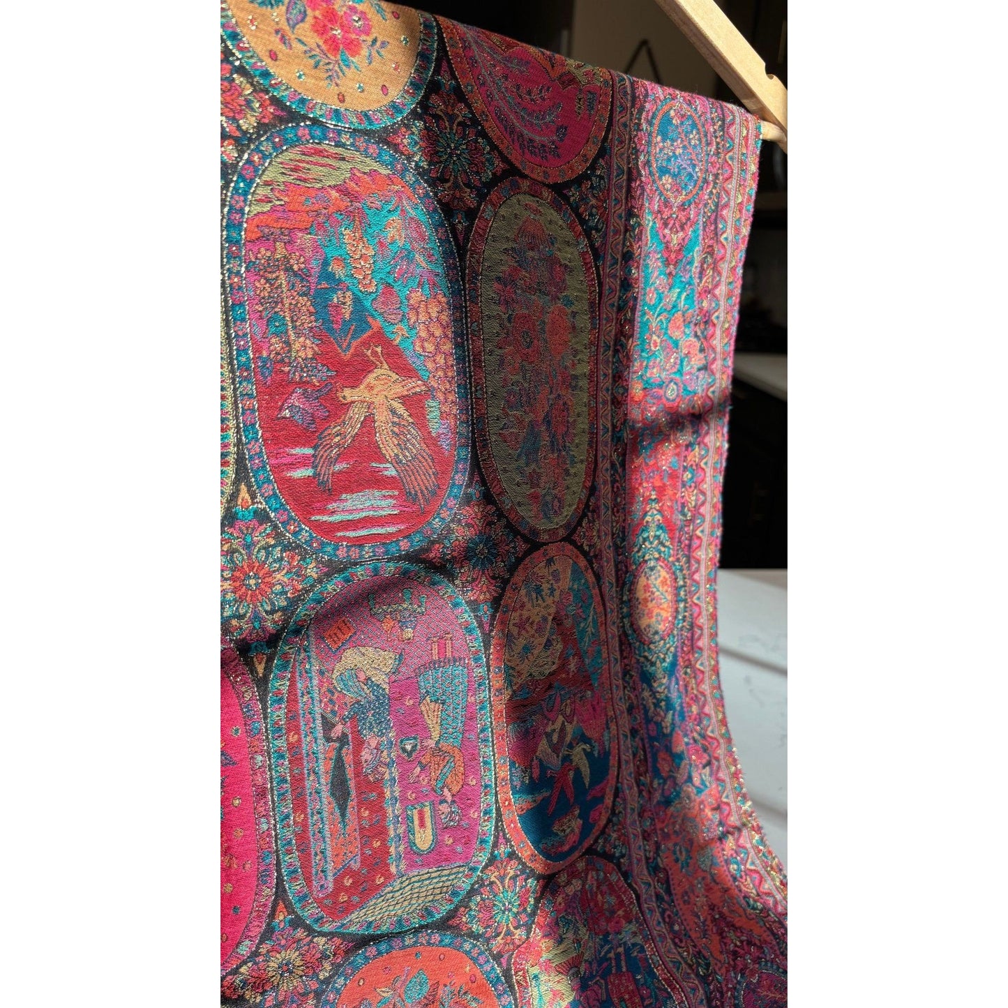 • Clothing: Embroidered/Printed suit for women - Made of best quality fabric - lawn or linen or chiffon - pure silk - Available at Najma Designs & Co. • Jewelry: Gold - plated stud earrings for