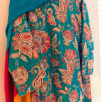 Meher Sea Green Silk Suit - NajmaDesigns & Co.