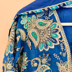 Azure Paisley Silk Set - NajmaDesigns & Co.