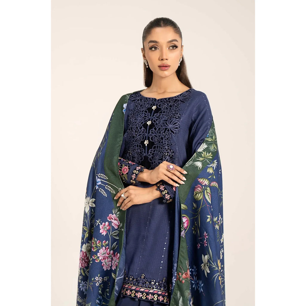 • Clothing: Embroidered/Printed suit for women - Made of best quality fabric - lawn or linen or chiffon - pure silk - Available at Najma Designs & Co. • Jewelry: Gold - plated stud earrings for