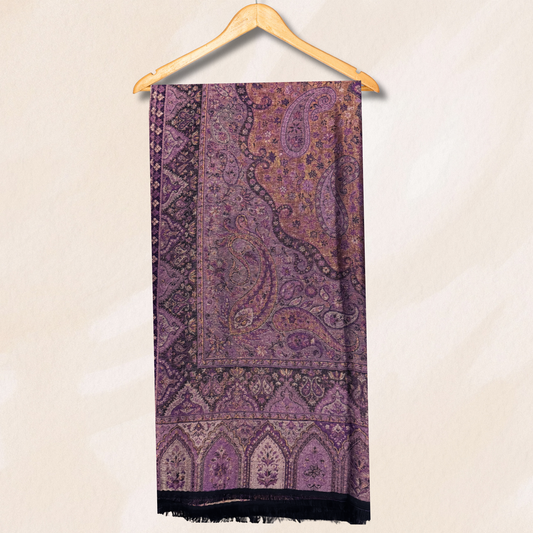 Amethyst Moonlight Kani Silk Shawl