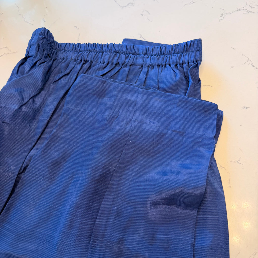 Azure Paisley Silk Set