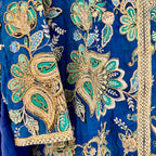 Azure Paisley Silk Set - NajmaDesigns & Co.