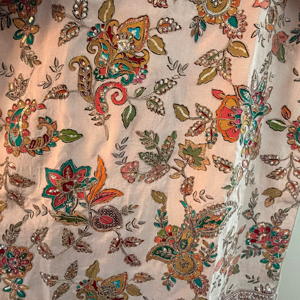 Ivory Noor Silk Ensemble Silk Set