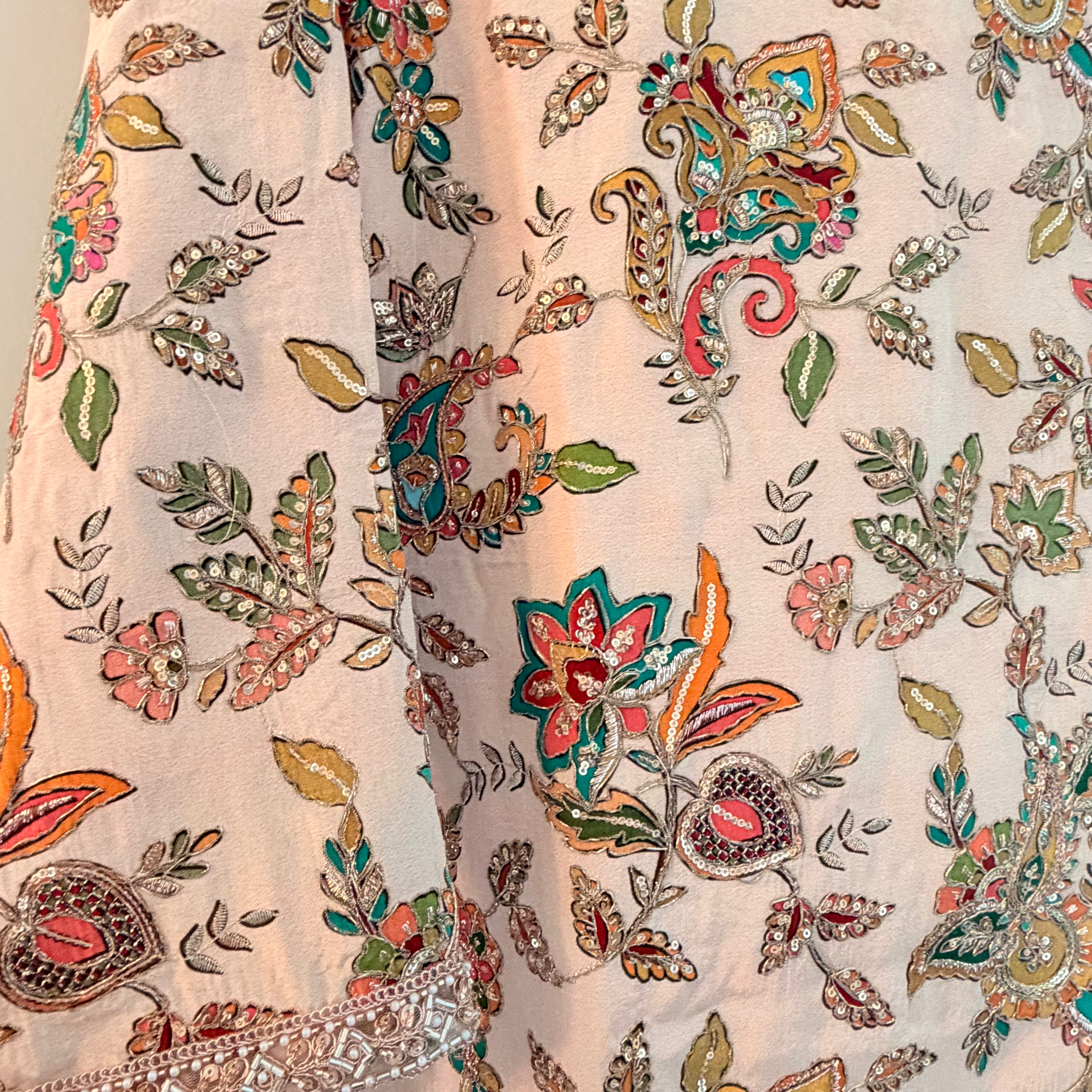 Ivory Noor Silk Ensemble Silk Set