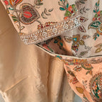 Ivory Noor Silk Ensemble Silk Set - NajmaDesigns & Co.