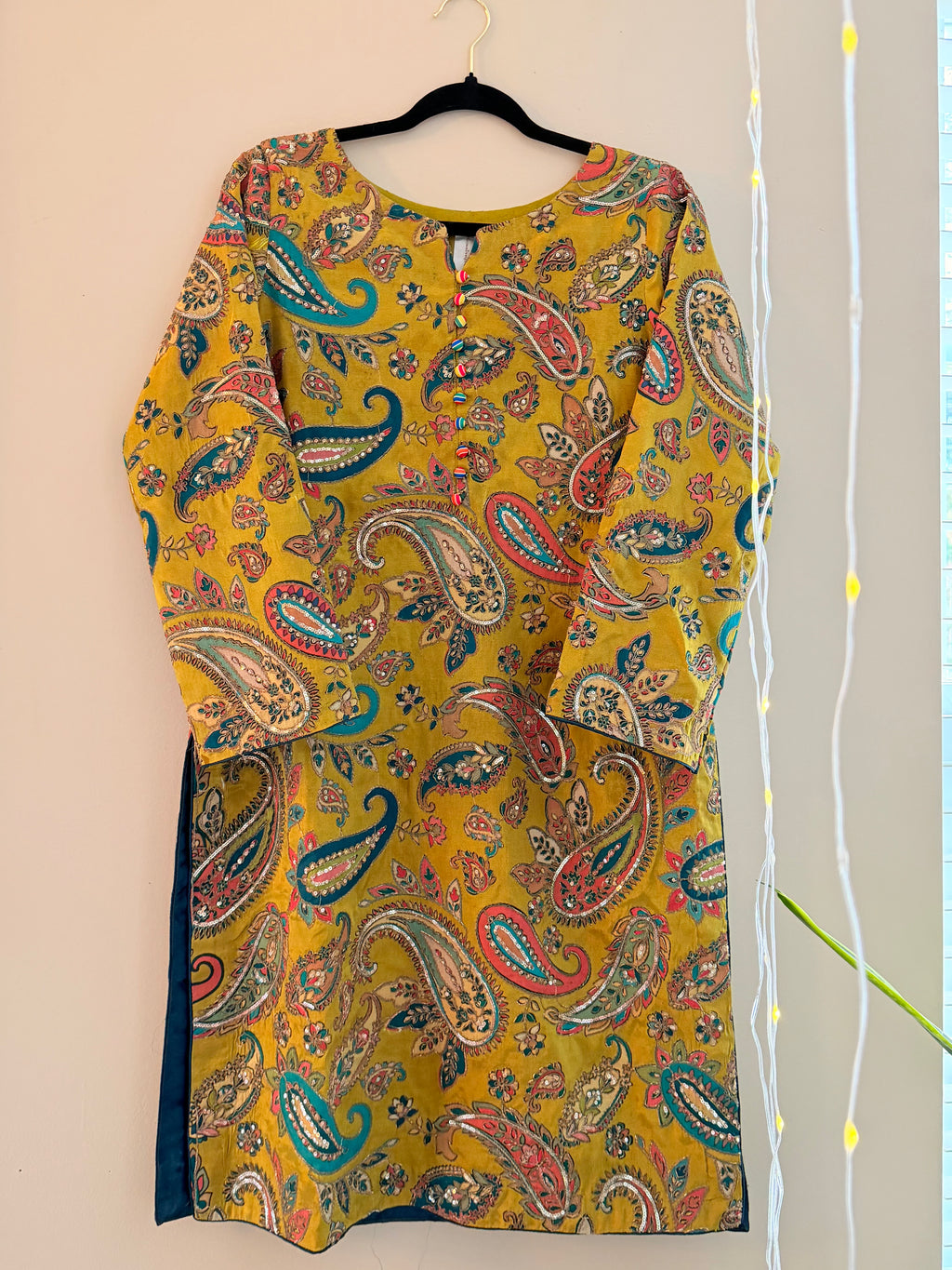 Zehra Lime Silk Set - NajmaDesigns & Co.