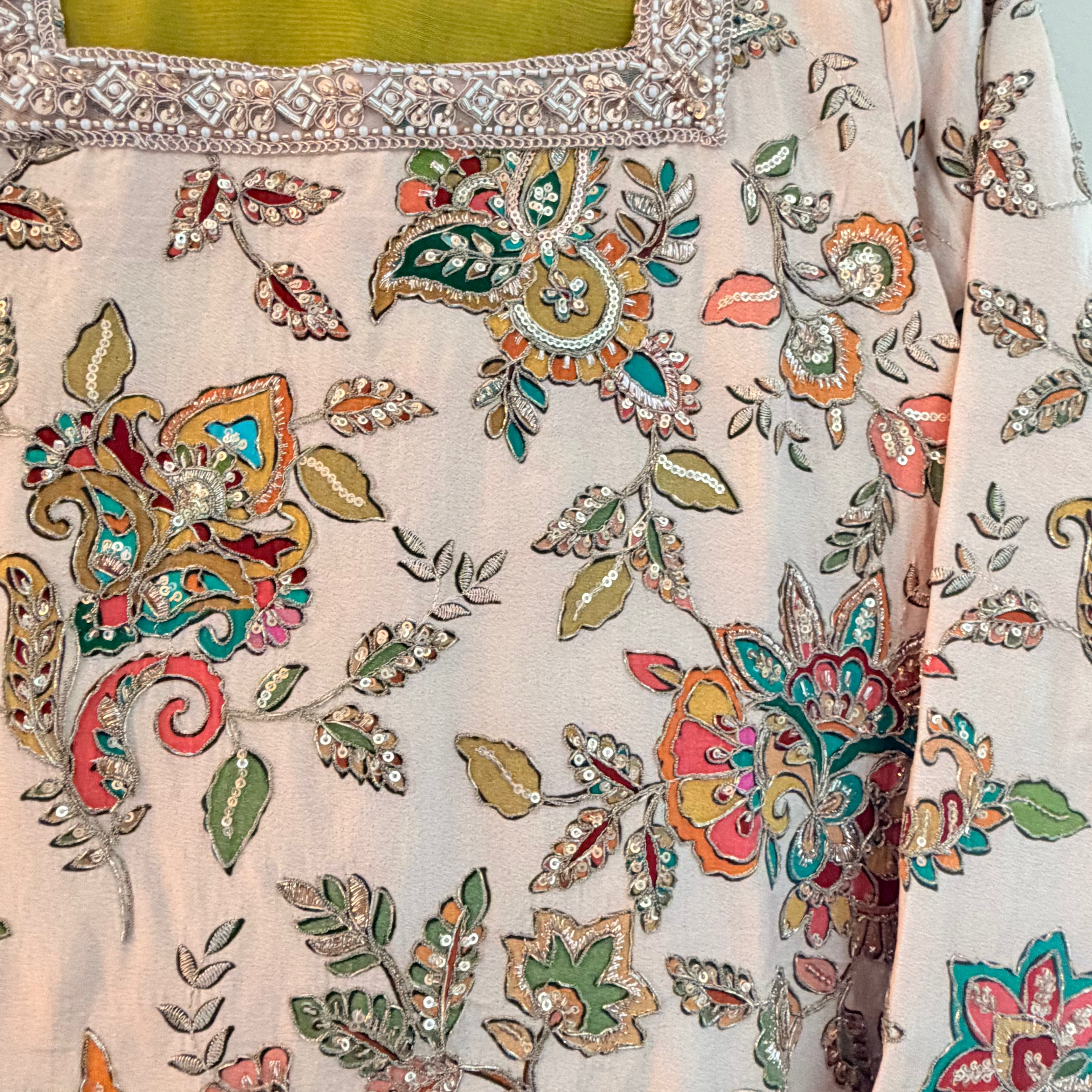 Ivory Noor Silk Ensemble Silk Set