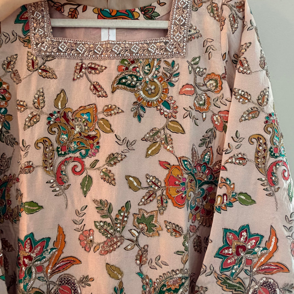 Ivory Noor Silk Ensemble Silk Set