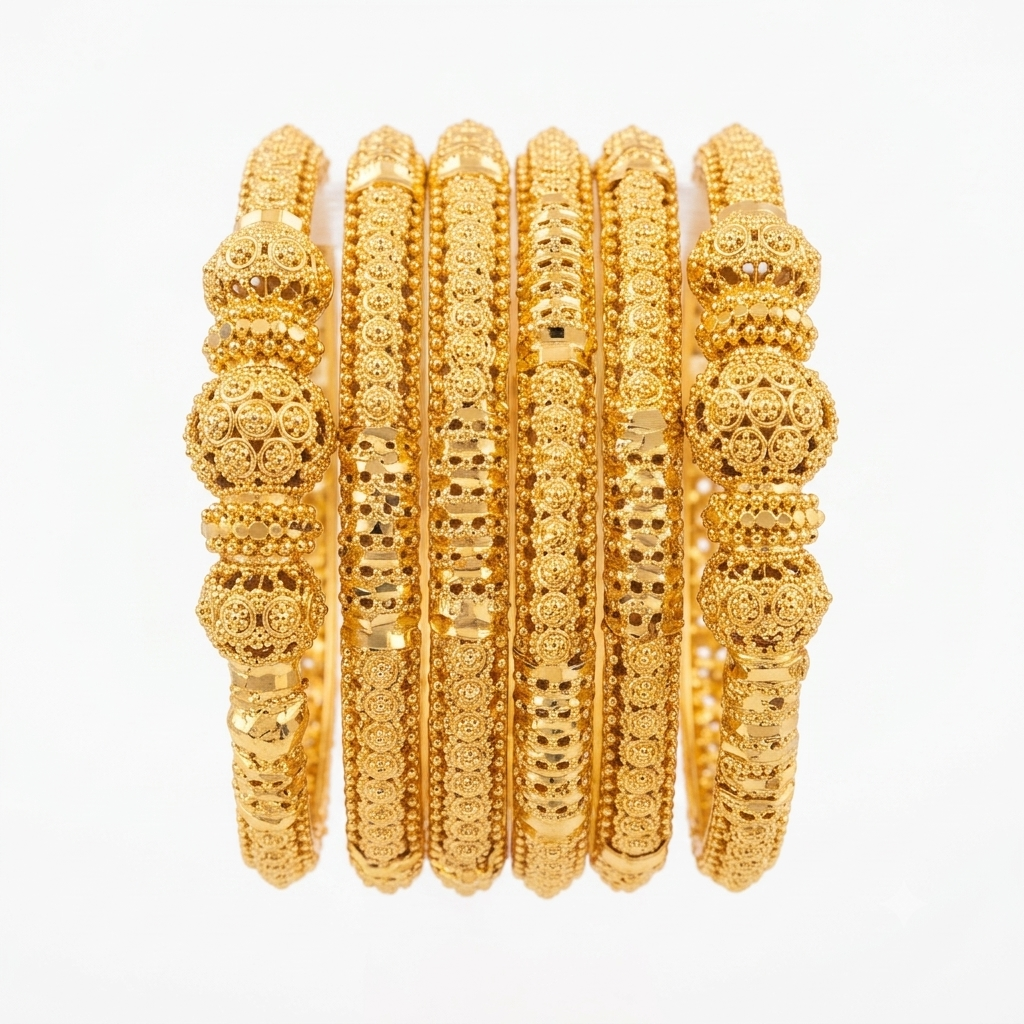 Kangan Gold Bangles Set — Festive Edits Collection