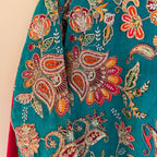 Meher Sea Green Silk Suit - NajmaDesigns & Co.