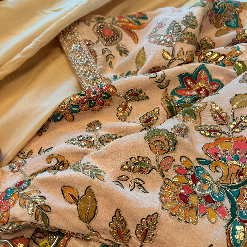 Ivory Noor Silk Ensemble Silk Set