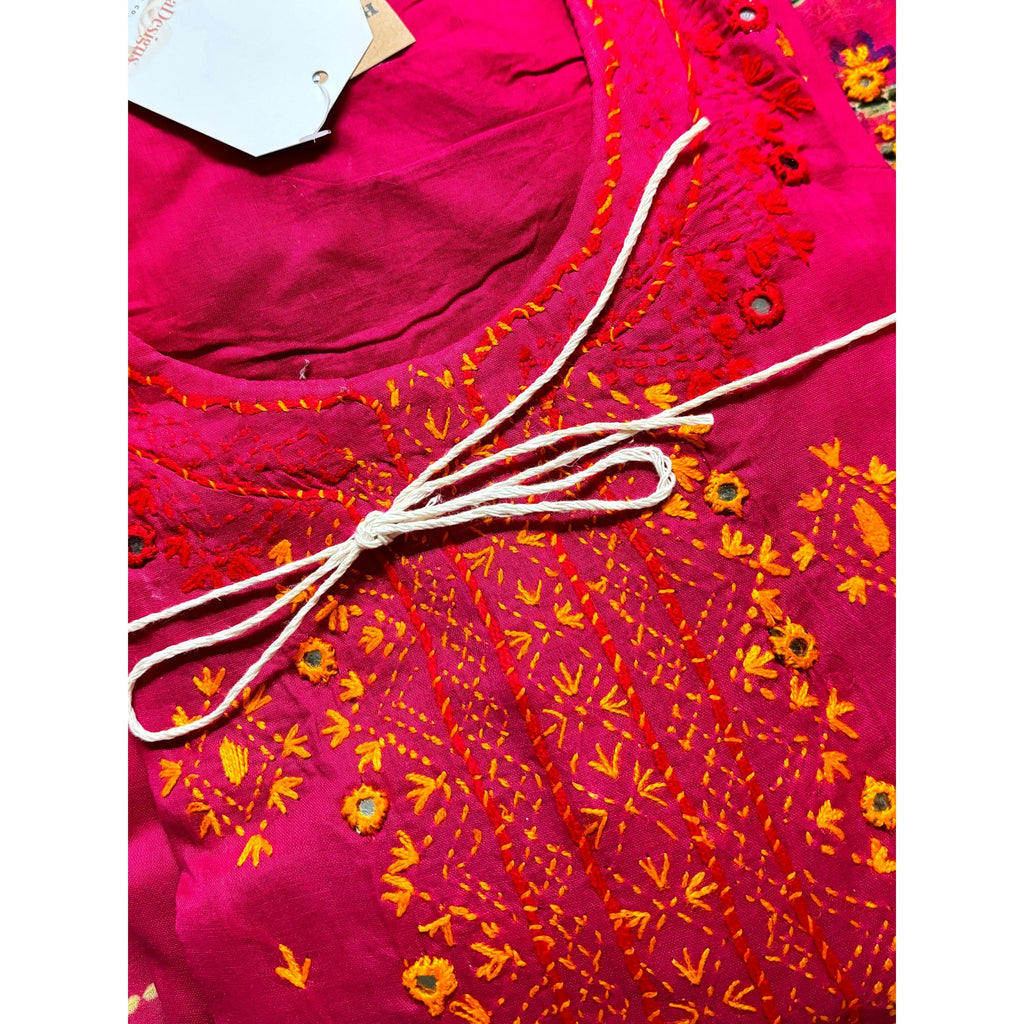Stitched Hand embroidered suits - Bhawalpur - NajmaDesigns & Co.