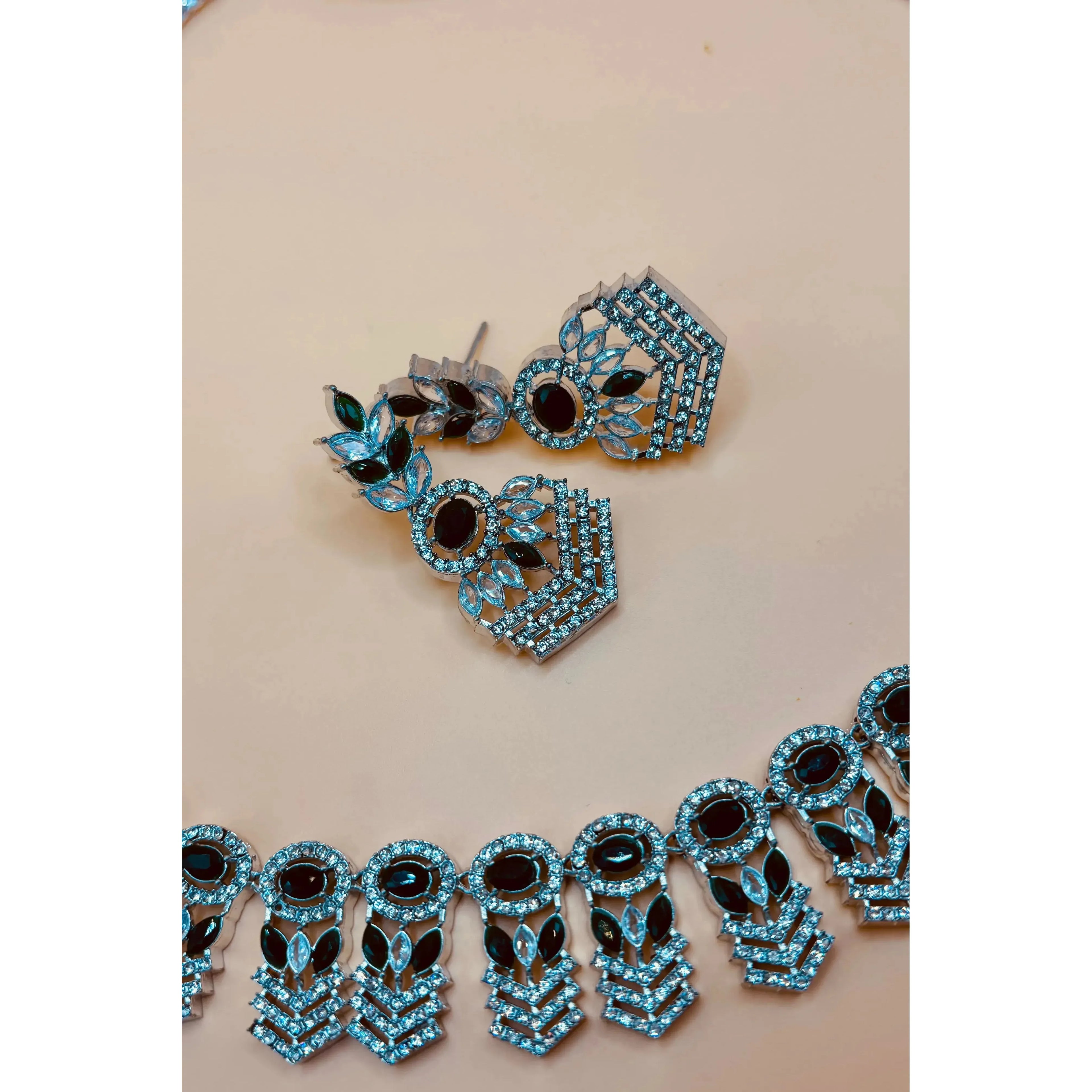 Emerald Necklace Set - NajmaDesigns & Co.