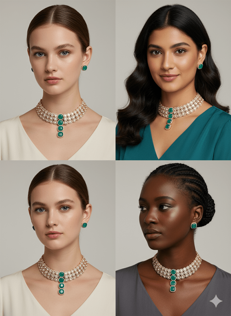 • Clothing: Embroidered/Printed suit for women - Made of best quality fabric - lawn or linen or chiffon - pure silk - Available at Najma Designs & Co. • Jewelry: Gold - plated stud earrings for