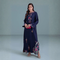 • Clothing: Embroidered/Printed suit for women - Made of best quality fabric - lawn or linen or chiffon - pure silk - Available at Najma Designs & Co. • Jewelry: Gold - plated stud earrings for