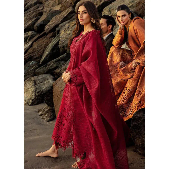 • Clothing: Embroidered/Printed suit for women - Made of best quality fabric - lawn or linen or chiffon - pure silk - Available at Najma Designs & Co. • Jewelry: Gold - plated stud earrings for