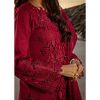 • Clothing: Embroidered/Printed suit for women - Made of best quality fabric - lawn or linen or chiffon - pure silk - Available at Najma Designs & Co. • Jewelry: Gold - plated stud earrings for